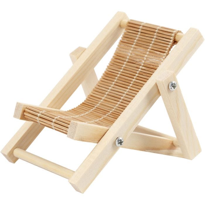 Strandstoel, 9,5 cm, 7,5 cm, 1 stuk