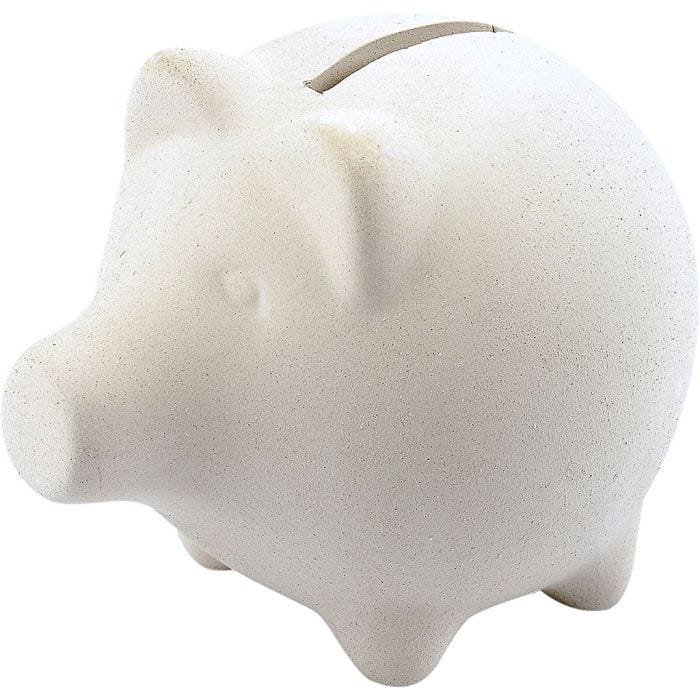 Spaarvarken, H: 9 cm, L: 11 cm, 10 stuk/ 1 doos