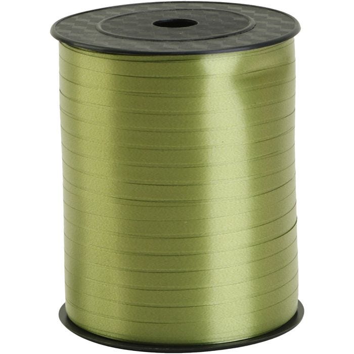 Cadeaulint, B: 5 mm, lime, 400 m/ 1 rol