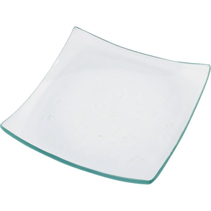 Glazen schaal, afm 11,5x11,5 cm, 12stuk/ 1 doos