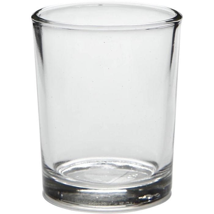 Waxinelicht, H: 6,5 cm, d 4,5 cm, 4 stuk/ 1 doos
