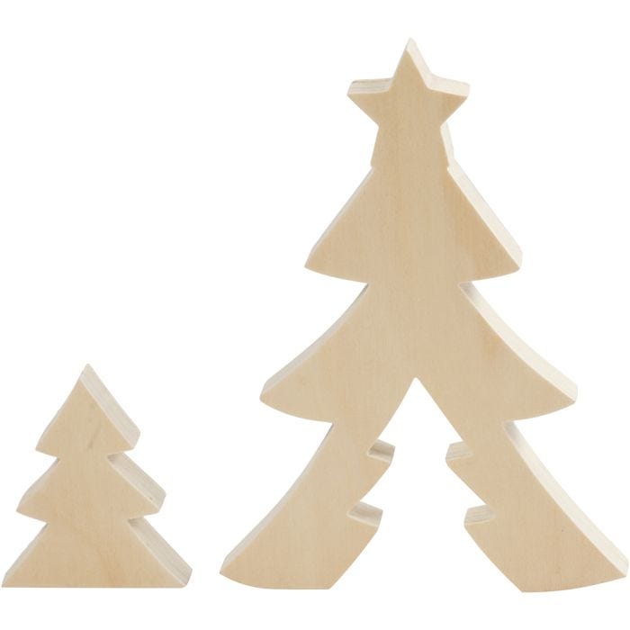 2in1 Figuren, kerstboom, 8+20 cm, 2 cm, 6,5+14,5 cm, 1 set