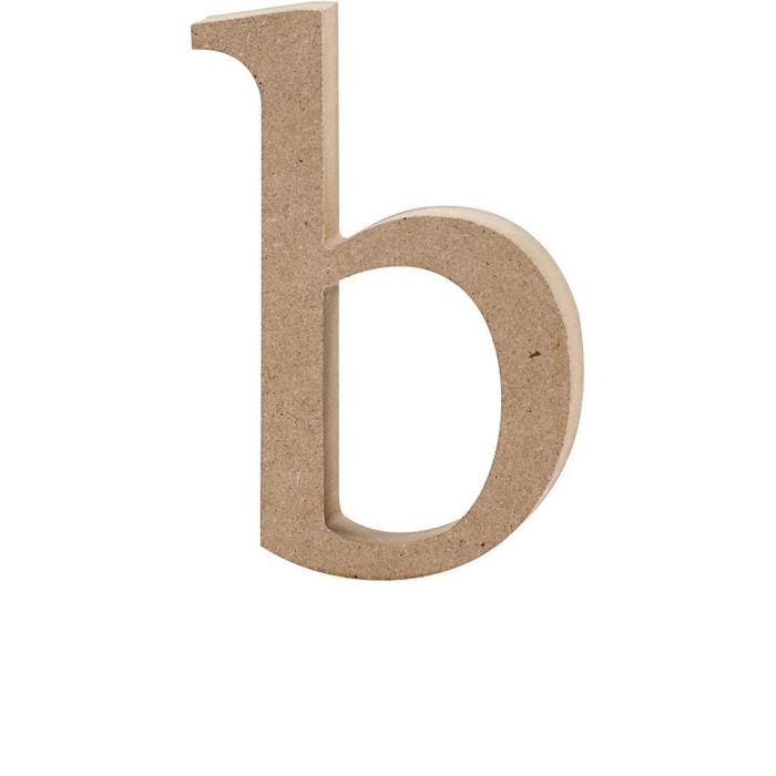 Letter, b, 13 cm, 2 cm, 1 stuk