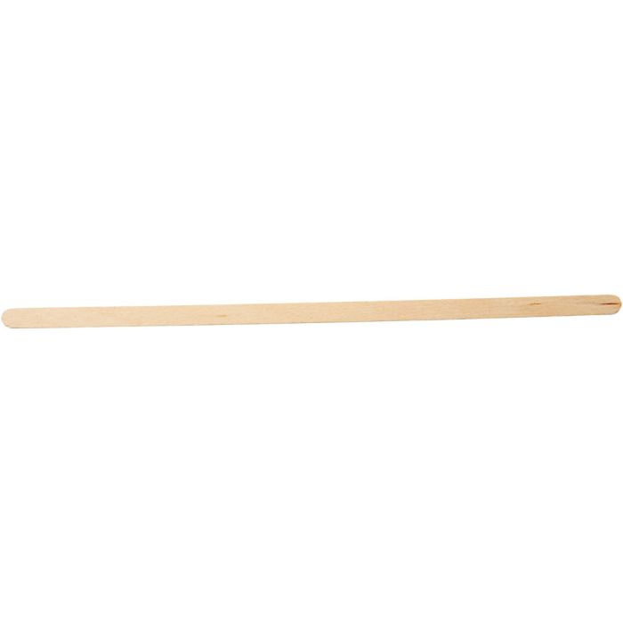 IJslollystokjes, L: 19 cm, B: 6 mm, naturel, 30stuk/ 1 doos