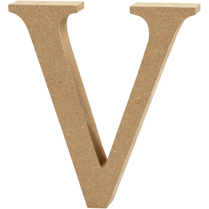 Letter, V, 13 cm, 2 cm, 1 stuk