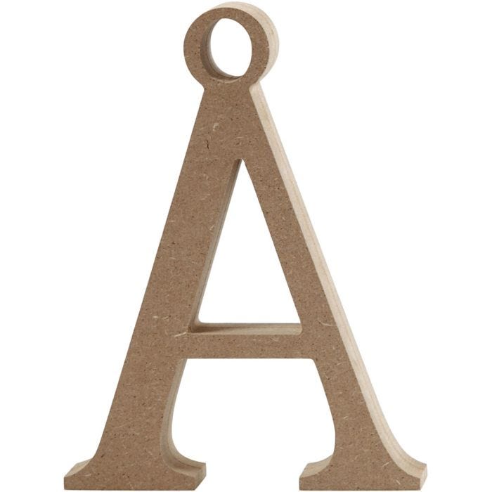 Letter, Å, 15,5 cm, 2 cm, 1 stuk