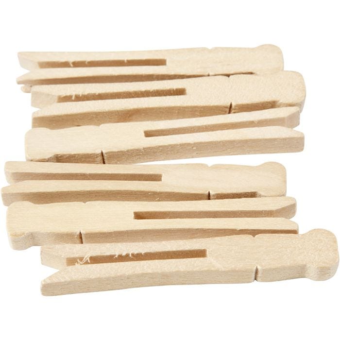 Wasknijpers, 9,5 cm, 1,4 cm, 100stuk/ 1 doos