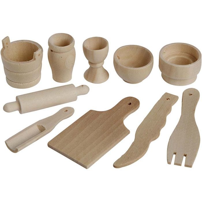 Keukengerei, L: 40-60 mm, 50stuk/ 1 doos
