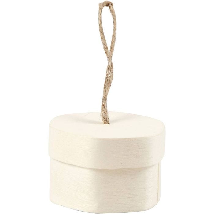 Doos, H: 3 cm, d 4,5 cm, 3 stuk/ 1 doos