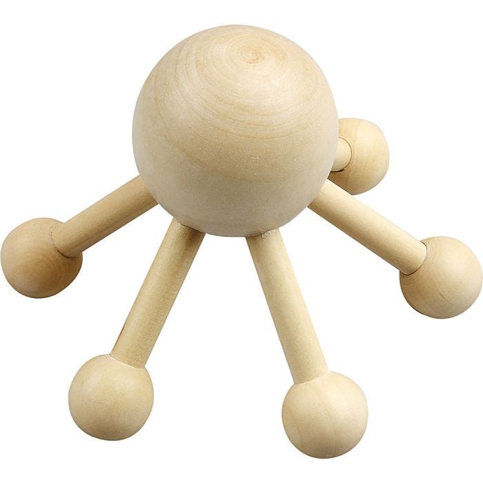 Massage spin, 10 cm, 13 cm, 1 stuk