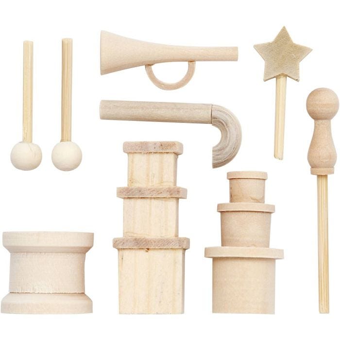 Kleine accessoires, 2-5,5 cm, 1 doos