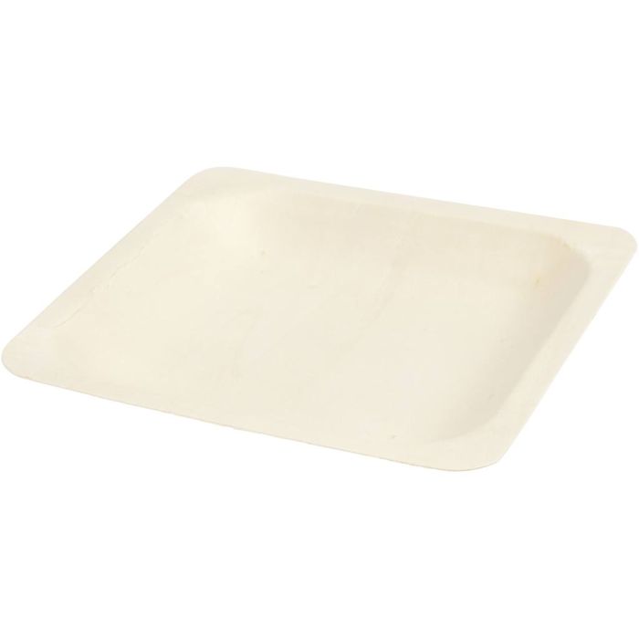 Plaat, H: 2 cm, afm 14x14 cm, 12 stuk/ 1 doos