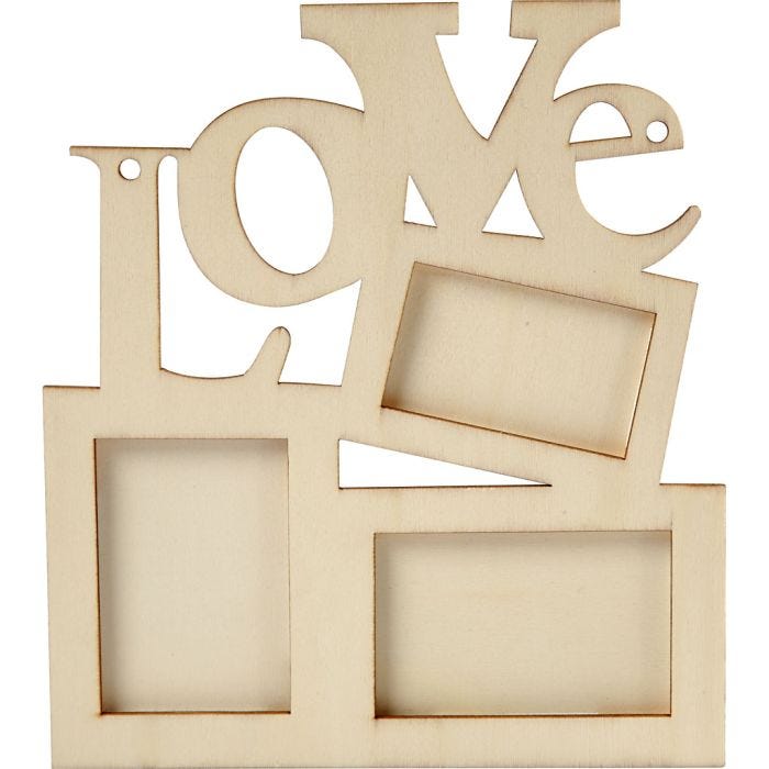 Lijst, afm 19,7x16 cm, dikte 7 mm, 10stuk/ 1 doos