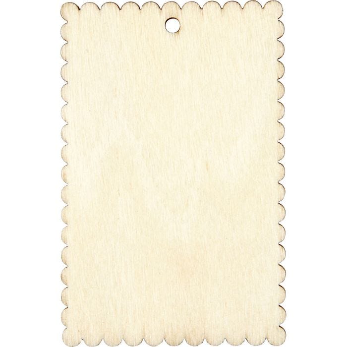 Label, afm 8x5,2 cm, dikte 3 mm, 8 stuk/ 1 doos