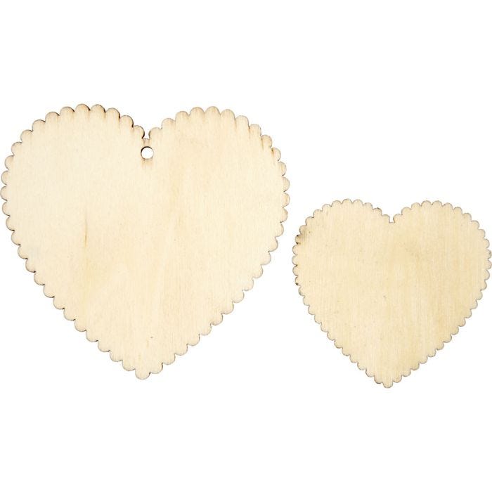 Harten, afm 5,1x5,1 cm, 12 stuk/ 1 doos