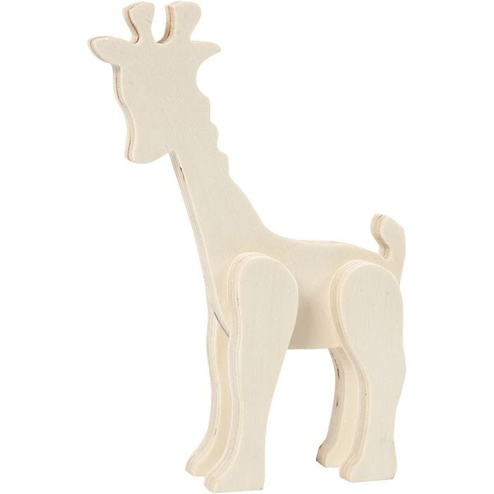 Dierfiguur, giraf, 19 cm, 14 cm, 1 stuk
