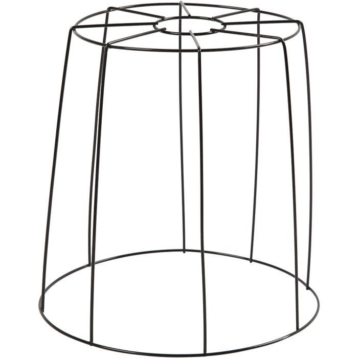 Lampenkap, 20 cm, 15,5-20 cm, zwart, 1 stuk
