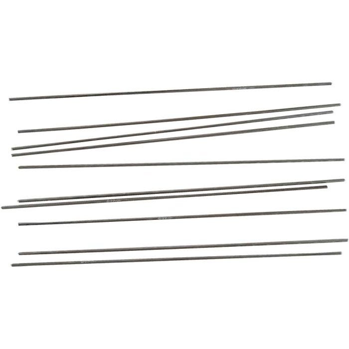 Metalen staaf, L: 20 cm, d 2 mm, 10 stuk/ 1 doos