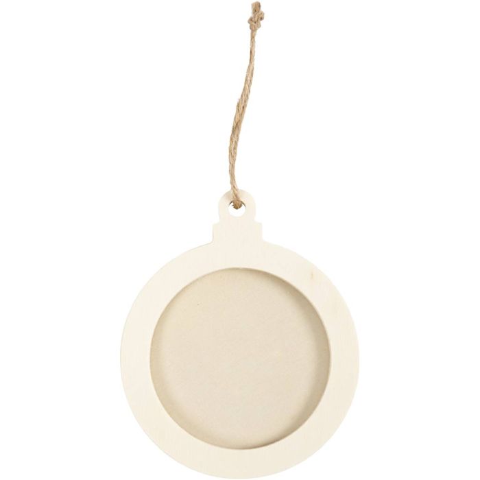 Lijst, hangende decoraties, D: 0,5 cm, d 8 cm, 3 stuk/ 1 doos