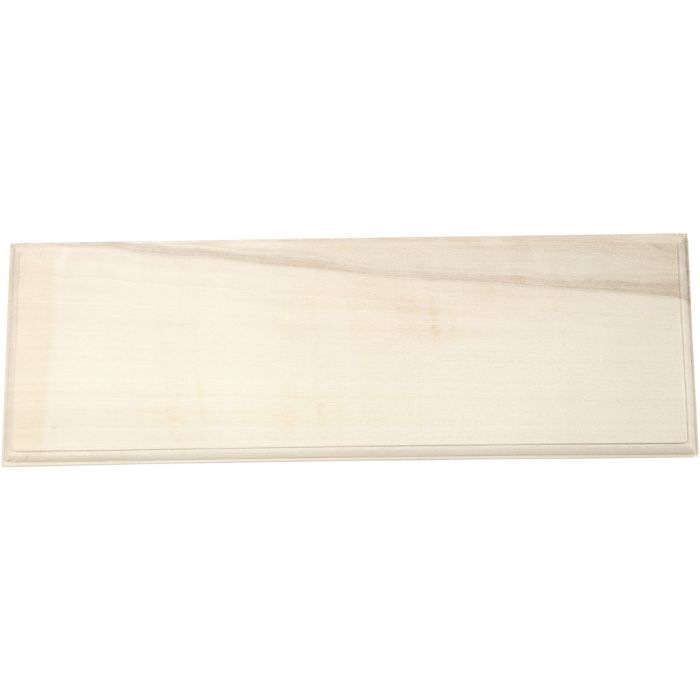 Schild, 10x30 cm, 1 cm, 1 stuk