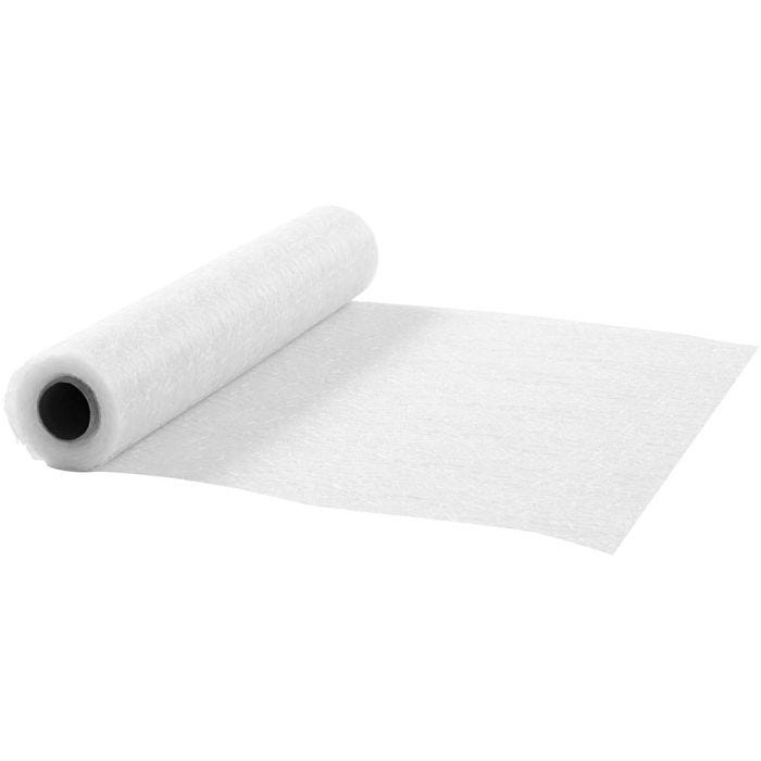 Tafellopers, 30 cm, wit, 10m/ 1 rol
