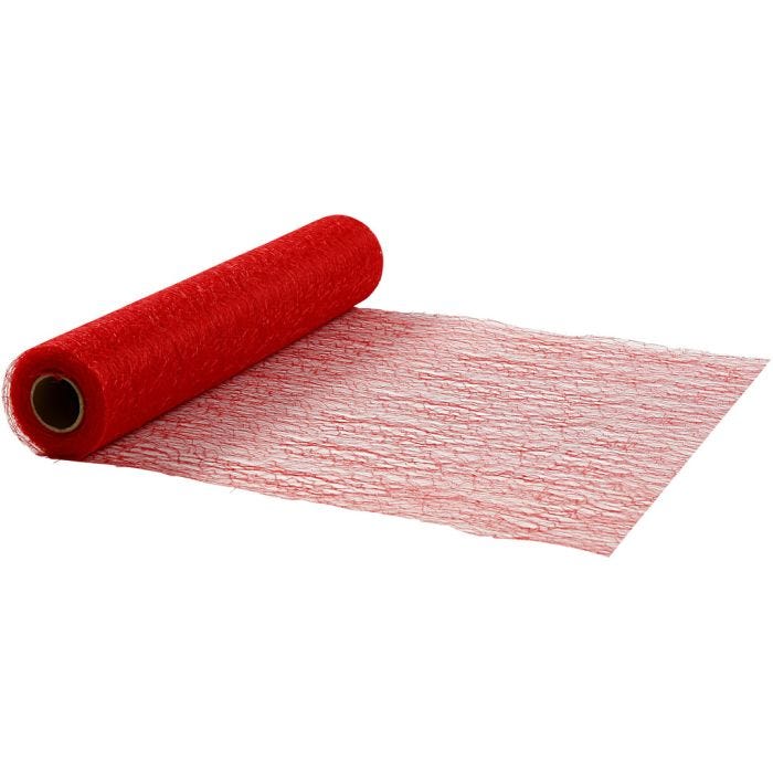 Tafellopers, B: 30 cm, rood, 10m/ 1 rol