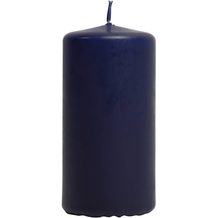 Kaarsen, 100 mm, 50 mm, blauw, 12stuk/ 1 doos