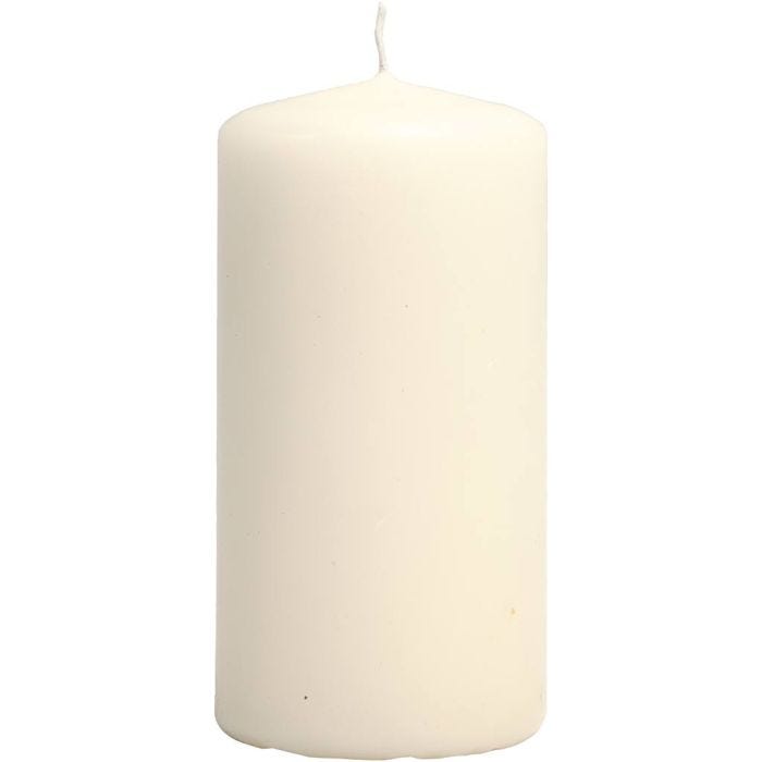 Kaarsen, 100 mm, 50 mm, off-white, 12stuk/ 1 doos