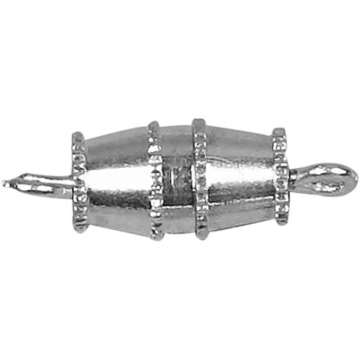 Draaisluiting, L: 16 mm, verzilverd, 10 stuk/ 1 doos