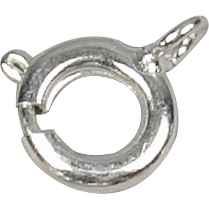 Veringsluiting, d 7 mm, zilver, 10 stuk/ 1 doos