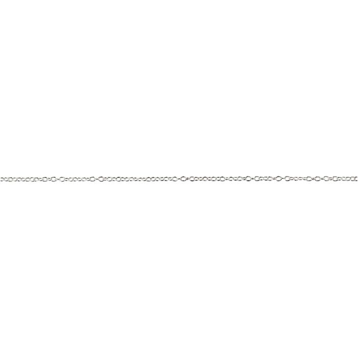 Jasseron, B: 2 mm, verzilverd, 20 m/ 1 stuk