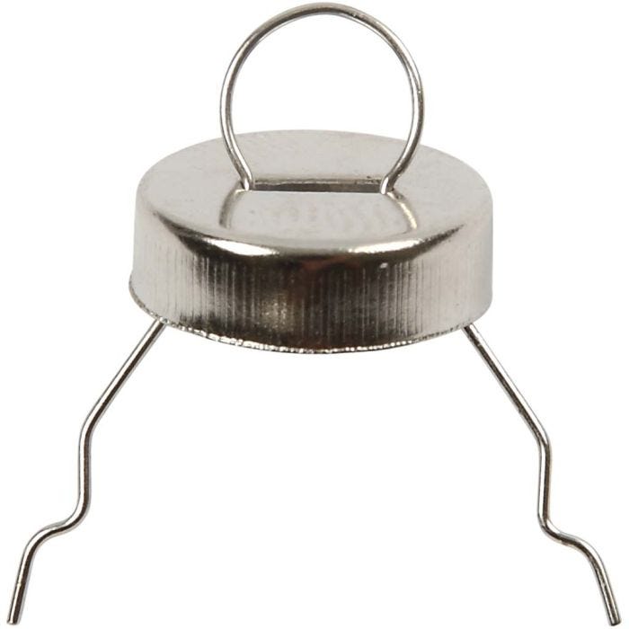 Metalen hanger, 13 mm, 5 mm, zilver, 25stuk/ 1 doos