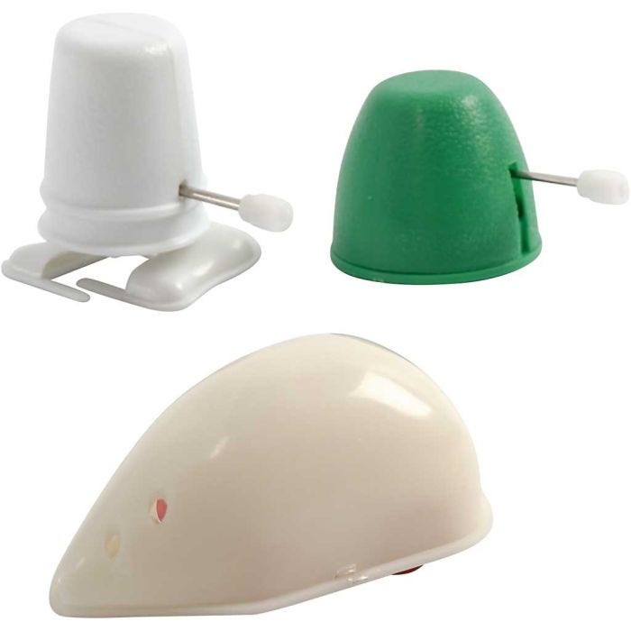 Mechanieken voor figuren, H: 30+35+45 mm, 30stuk/ 1 doos