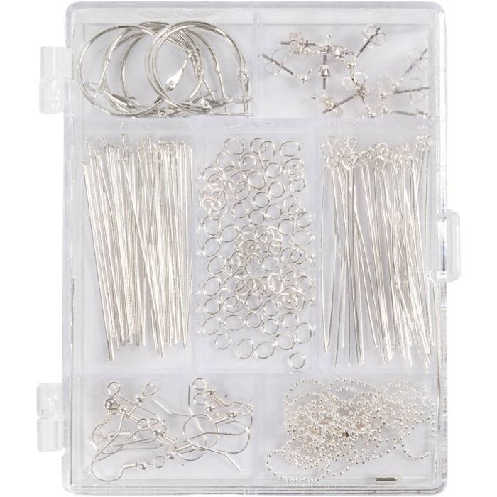 Sieraden Startset, verzilverd, 1 set