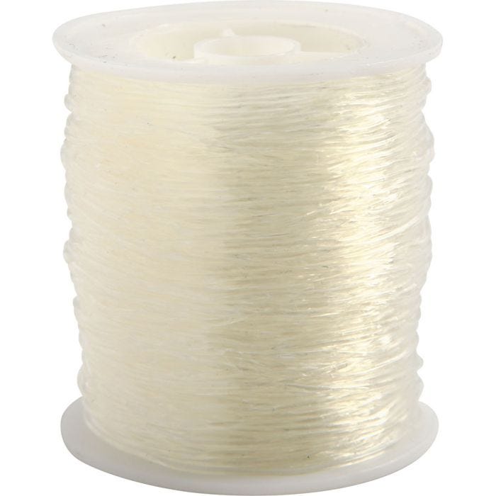 Elastisch koord, rond, 1 mm, 50m/ 1 rol