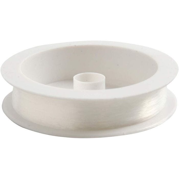 Nylondraad, dikte 0,25 mm, Treksterkte: 7,5 kg, 100 m/ 1 rol