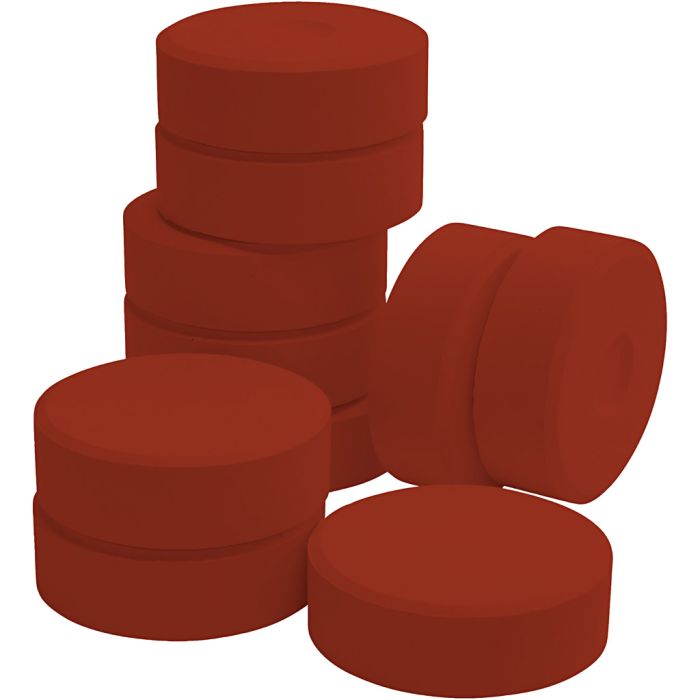 Tempera vloeibare aquarelverf, H: 19 mm, d 57 mm, crimson red, 10 stuk/ 1 doos