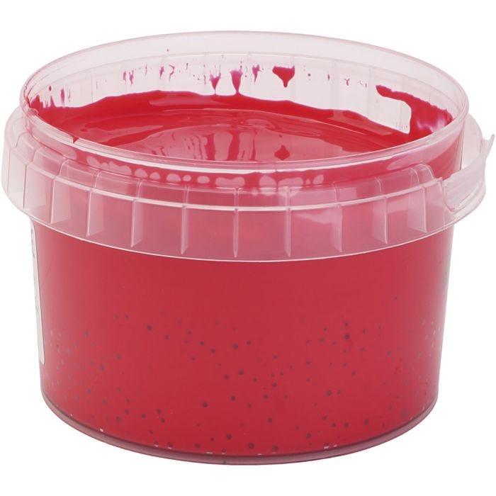 PRIMO Vingerverf, rood, 250 ml/ 1 fles