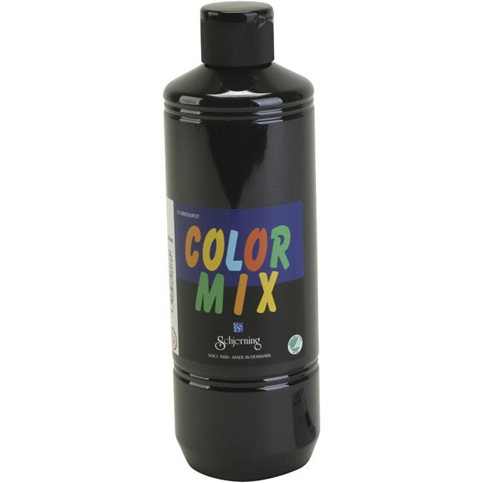 Greenspot Colormix Verf, zwart, 500 ml/ 1 fles
