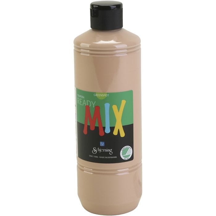 Greenspot Plakaatverf, matt, beige, 500 ml/ 1 fles