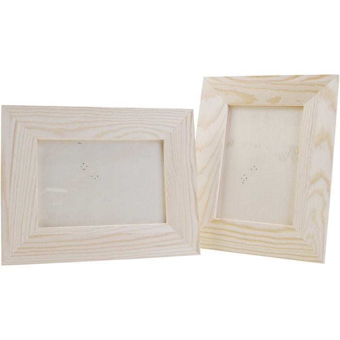 Houten lijst, afm 23x18 cm, 12 stuk/ 1 doos