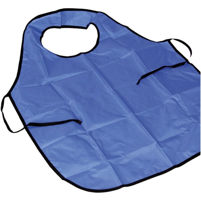 Schilderschort met neklus, 100 cm, M-XL cm, blauw, 10stuk/ 1 doos
