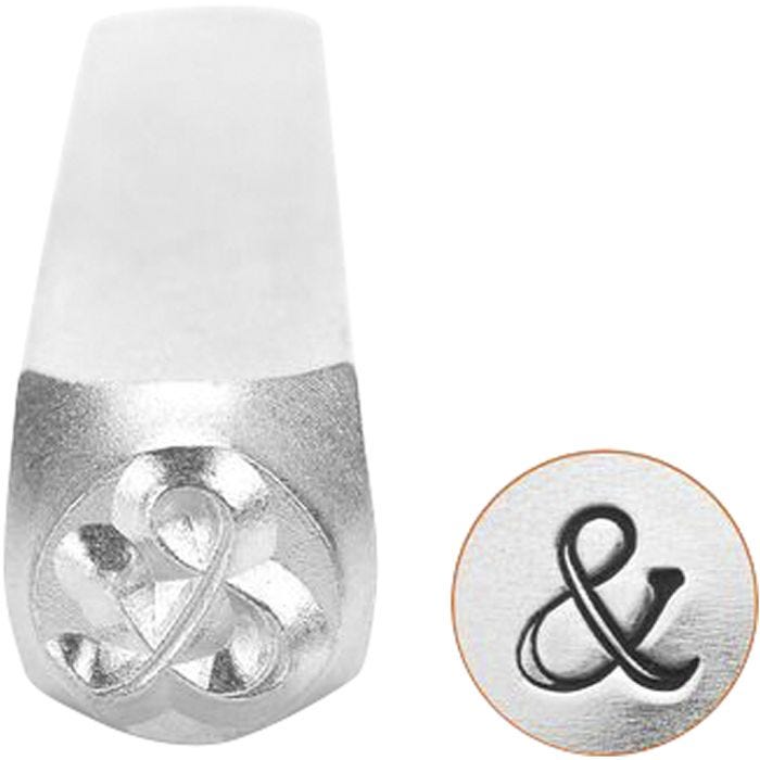 Embossing stempel, &amp;, 65 mm, 6 mm, 1 stuk