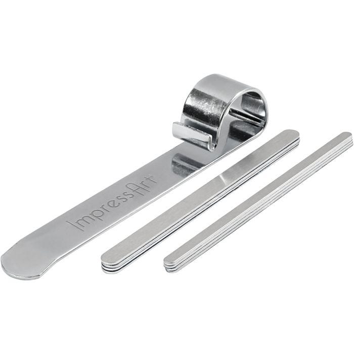 Buiggereedschap en metalen armbanden, 15 cm, 6-106 mm, aluminium, 1 set