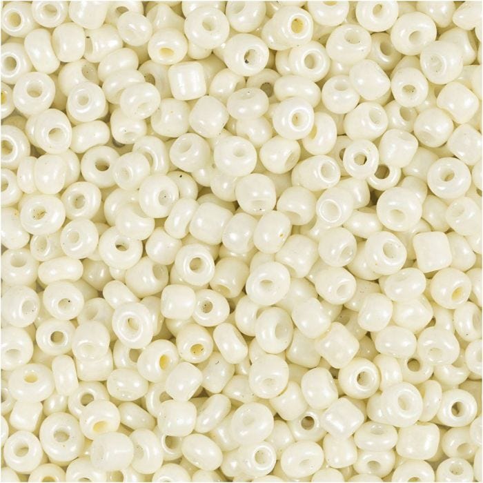Rocailles, d 3 mm, afm 8/0, gatgrootte 0,6-1,0 mm, parelmoer, 25 gr/ 1 doos
