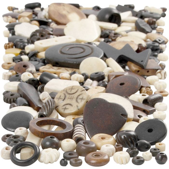 Natuurlijke mix, 5-30 mm, 1-2 mm, 300gr/ 1 doos