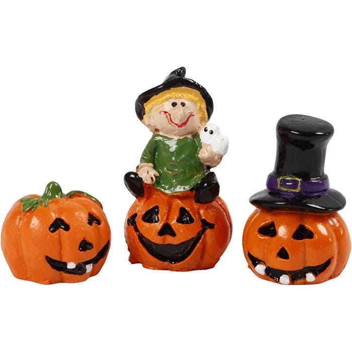 Miniatuur figuren, H: 1,5-3,5 cm, L: 2 cm, B: 2 cm, 3 stuk/ 1 doos