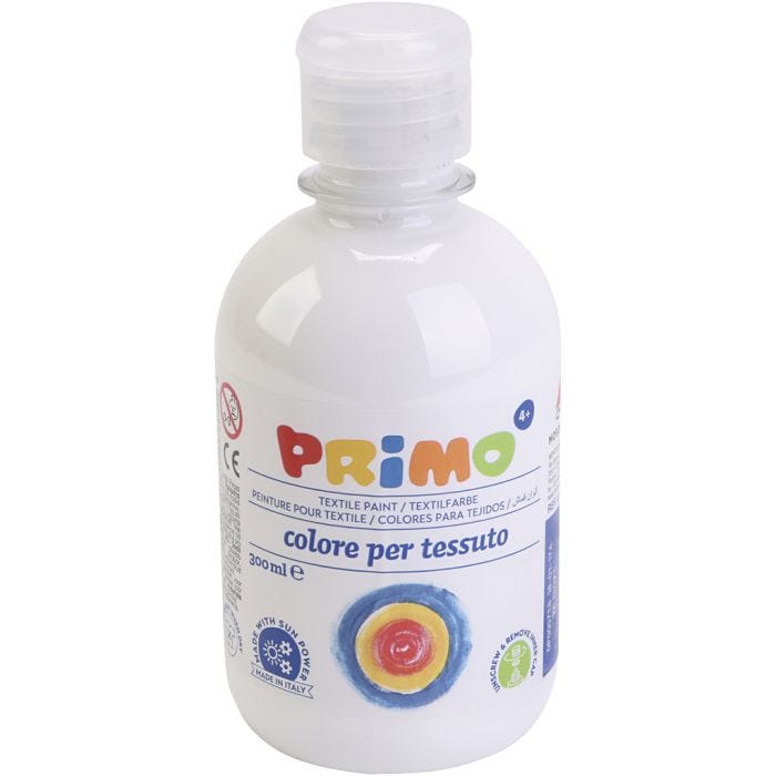 Textielverf, wit, 300 ml/ 1 fles