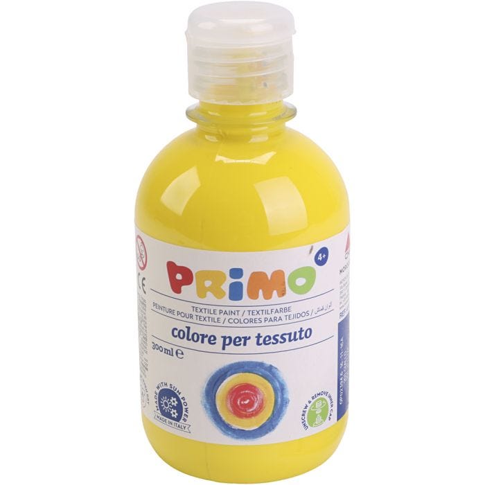 Textielverf, geel, 300 ml/ 1 fles
