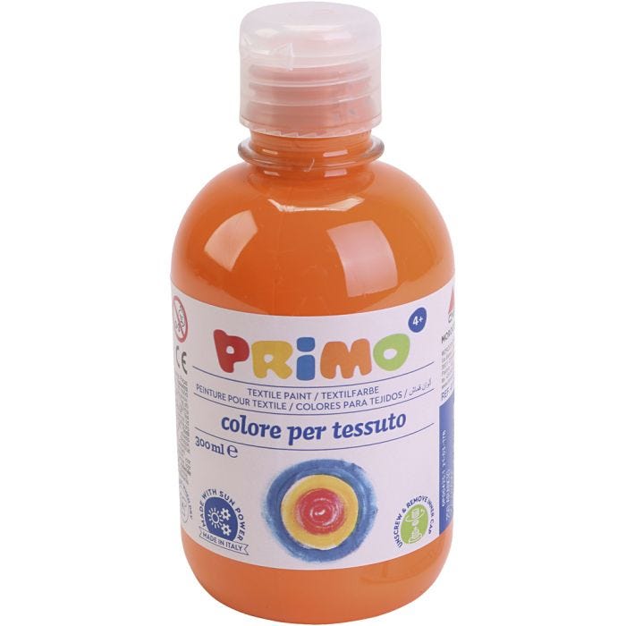 Textielverf, oranje, 300 ml/ 1 fles